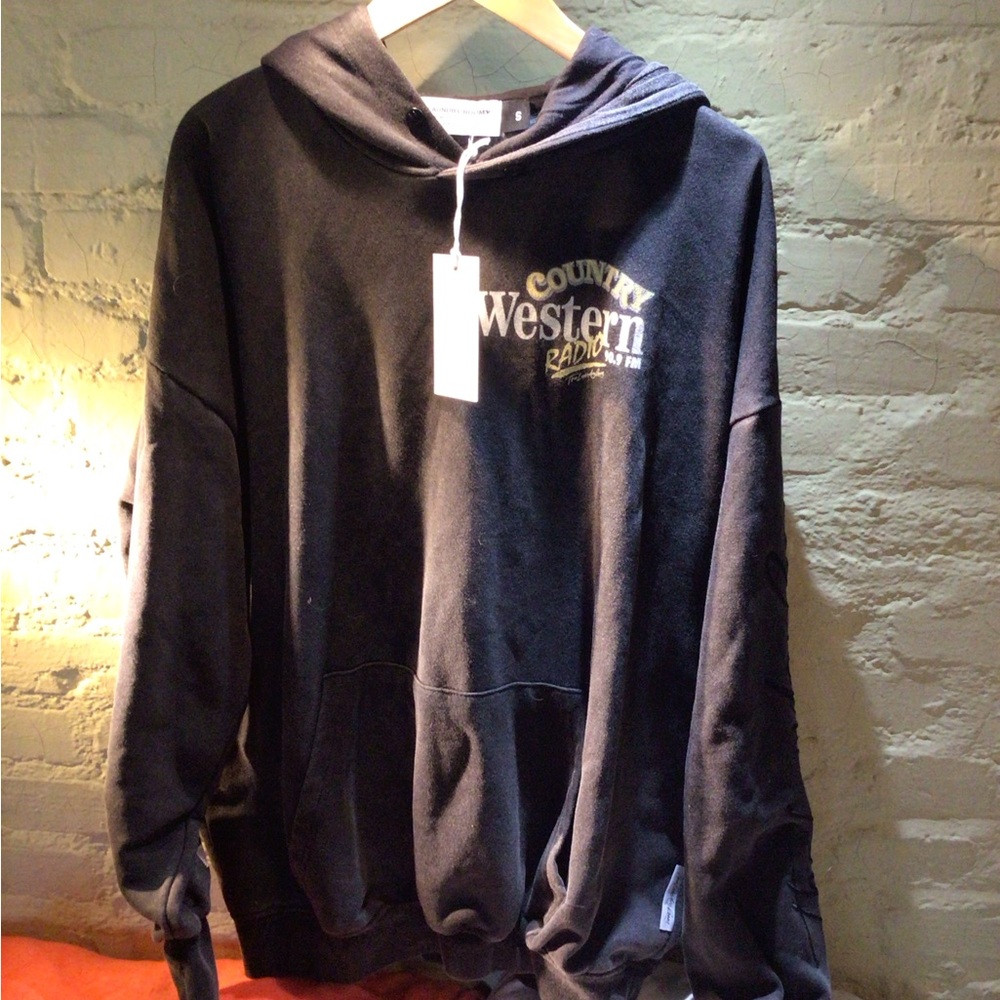 The Laundry Room Black Country Western Hoodie